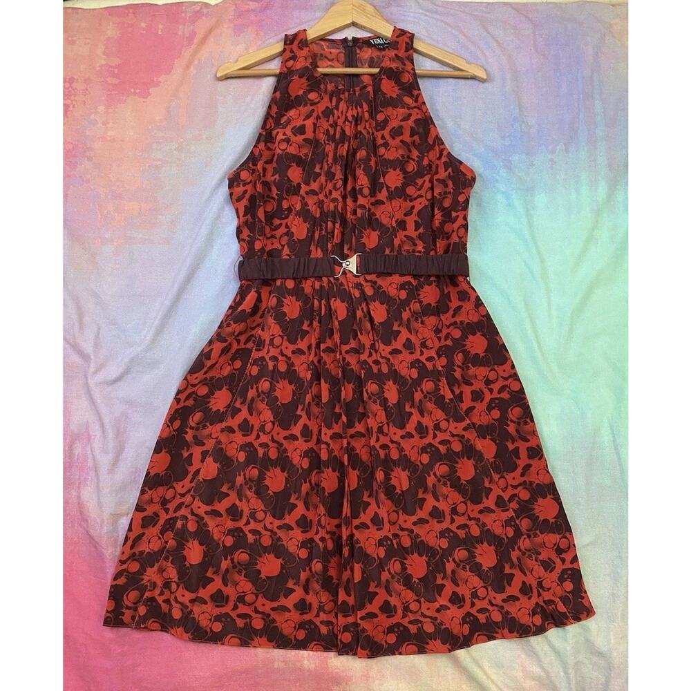 Vintage Y2K Vena Cava Abstract Silk Mini Dress Draped Black Indie Sleaze Alt 10